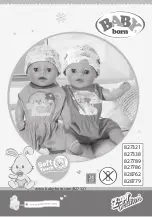 Zapf Creation BABY born Soft Touch Little Girl Manual preview