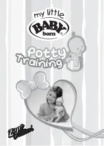 Zapf Creation my little BABY born Potty training Manual preview