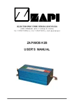 Preview for 61 page of Zapi ZAPIMOS H2B User Manual