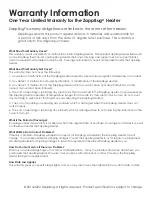 Preview for 20 page of ZappBug ZappBug Heater User Manual