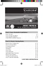 Zareba AC POWERED User Manual preview