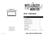 Zareba Intelligizer Fence Monitor User Manual preview