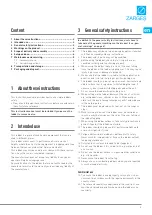 Preview for 3 page of zarges Alto L Assembly And Use Instructions