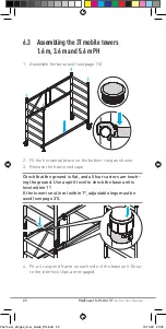 Предварительный просмотр 22 страницы zarges PAXTower 3T 5535122 Instruction Manual