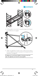 Предварительный просмотр 23 страницы zarges PAXTower 3T 5535122 Instruction Manual