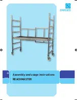 zarges REACHMASTER Assembly And Usage Instructions preview