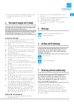 Preview for 6 page of zarges ZAP Safemaster S Assembly And Use Instructions