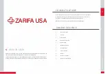 Preview for 2 page of Zarifa Shiatsu Massager User Manual