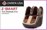 Zarifa Z-SMART Foot Massager Plus User Manual preview