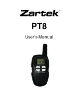 Zartek PT8 User Manual preview