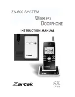 Zartek ZA-601 Instruction Manual предпросмотр