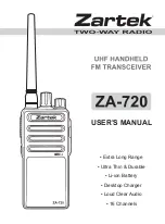 Preview for 1 page of Zartek ZA-720 User Manual