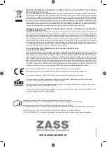 Preview for 12 page of Zass ZASD 01 Operating Instructions Manual