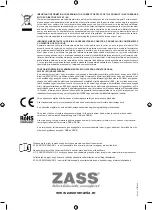 Предварительный просмотр 12 страницы Zass ZASD 01 Operating Instructions Manual