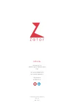 Preview for 2 page of Zator C3251 00 Series User And Maintenance Manual