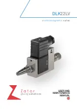 Zator DLK22LV User And Maintenance Manual preview