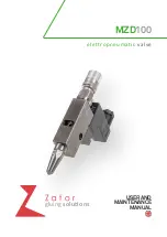 Zator MZD100 User And Maintenance Manual preview