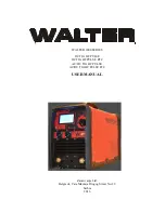Zavarivanje WALTER 2000 SERIES User Manual preview