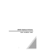 Zavio CD5220 Quick Installation Manual предпросмотр