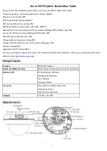 Preview for 2 page of Zavio D5210 Quick Installation Manual