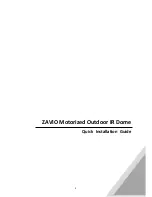 Preview for 1 page of Zavio D6330 Quick Installation Manual