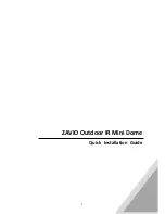 Preview for 1 page of Zavio D7210 Quick Installation Manual