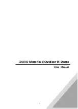 Preview for 1 page of Zavio D8220 User Manual