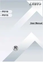 Zavio F5110 User Manual preview