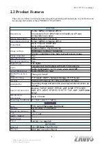 Preview for 7 page of Zavio F5110 User Manual