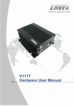 Предварительный просмотр 1 страницы Zavio V111T Hardware User Manual