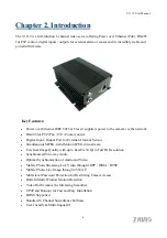 Preview for 5 page of Zavio V111T Hardware User Manual