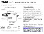 Предварительный просмотр 1 страницы Zavor DUO Quick Manual