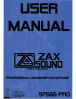 Zax Sound SF666-PRD User Manual preview