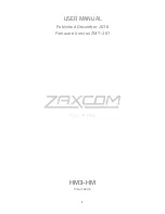 Zaxcom HM3-HM User Manual предпросмотр