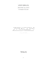 Предварительный просмотр 1 страницы Zaxcom TRXLA5 User Manual