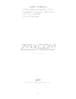 Zaxcom ZMT User Manual preview