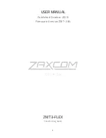 Preview for 1 page of Zaxcom ZMT3-FLEX User Manual