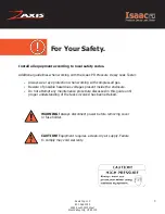 Preview for 3 page of Zaxis Isaac PD User Manual