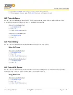 Preview for 5 page of Zayo Analog Phone User Manual