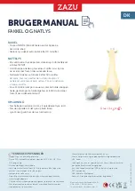 Предварительный просмотр 9 страницы ZAZU Torch and Nightlight Gina giraffe pink Manual