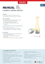 Предварительный просмотр 10 страницы ZAZU Torch and Nightlight Gina giraffe pink Manual