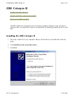 Предварительный просмотр 1 страницы ZBE Colorpro II Installing