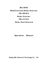 ZBL Science & Technology ZBL-C310A Operation Manual preview