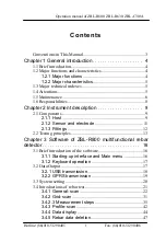 Preview for 2 page of ZBL Science & Technology ZBL-C310A Operation Manual