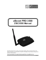 zBoost PRO 3500 ZBC3500 Manual preview