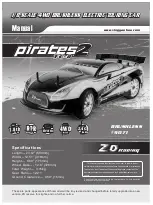 ZD Racing Pirates 2 TC-8 Manual предпросмотр