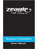 Предварительный просмотр 1 страницы Zeagle Buoyancy Compensator Owner'S Manual