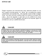 Preview for 9 page of Zeagle CW Octo 320-5010 Owner'S Manual