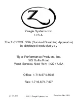 Предварительный просмотр 21 страницы Zeagle Tiger performance T-310SSL User Manual