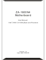 Preview for 1 page of Zeal-All ZA-1800N4 User Manual